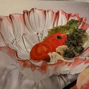 MIKASA TULIPS PINK BOWL